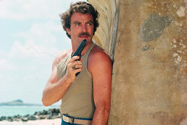 Tom Selleck in "Magnum PI" (CBS Television)