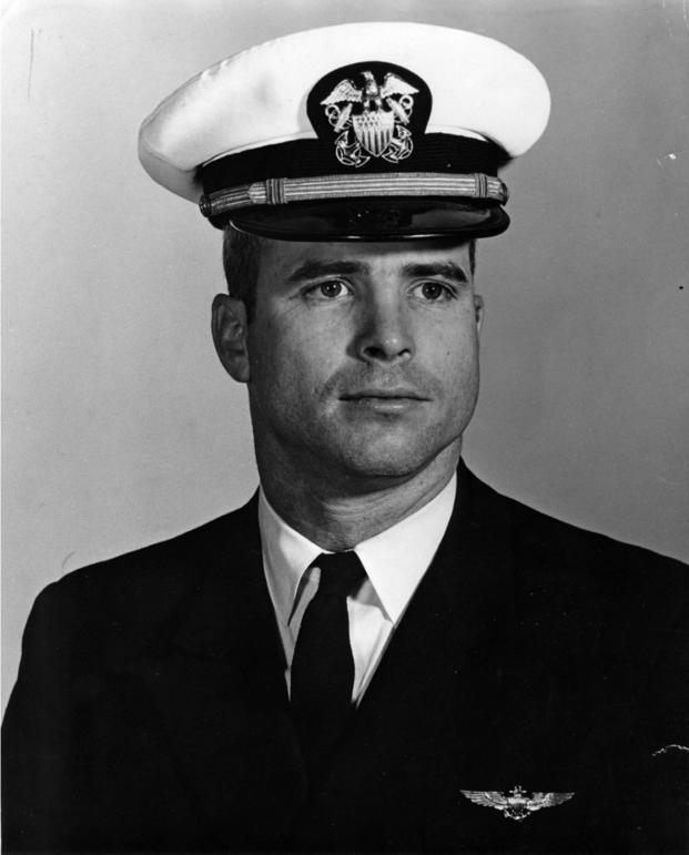 John McCain when he was a lieutenant in the Navy (Photo: Naval History and Heritage Command)