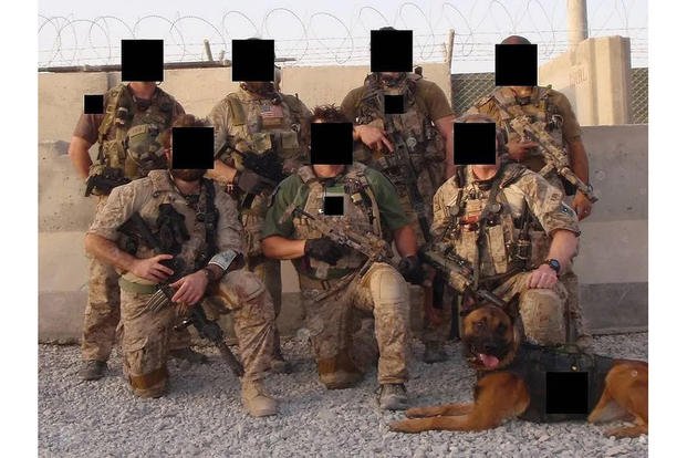 SEAL Team 6 operators in Afghanistan armed with a mix of MP7s and HK416 rifles. (Photo from imgur)