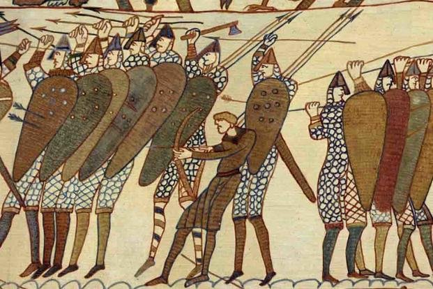 Does that unarmored archer look happy with his choices?