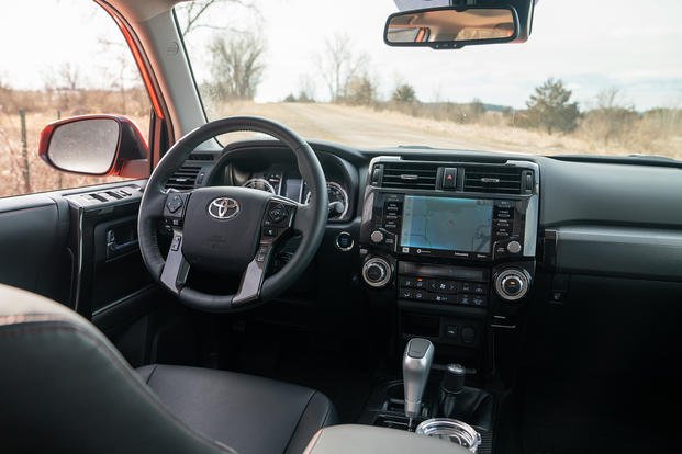 The Toyota 4Runner feels old inside because it is old inside – but at least everything works. 