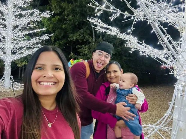 Shirly Guardado with her husband, Sgt. Ayssac Correa, along with her mother and son, the winter before she was deported to Honduras. (Photo courtesy of Ayssac Correa) Shirly Guardado with her husband, Sgt. Ayssac Correa, along with her mother and son, the winter before she was deported to Honduras. (Photo courtesy of Ayssac Correa)