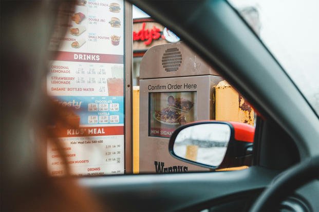 One used car, hold the crumbs. (Erik McLean) One used car, hold the crumbs.