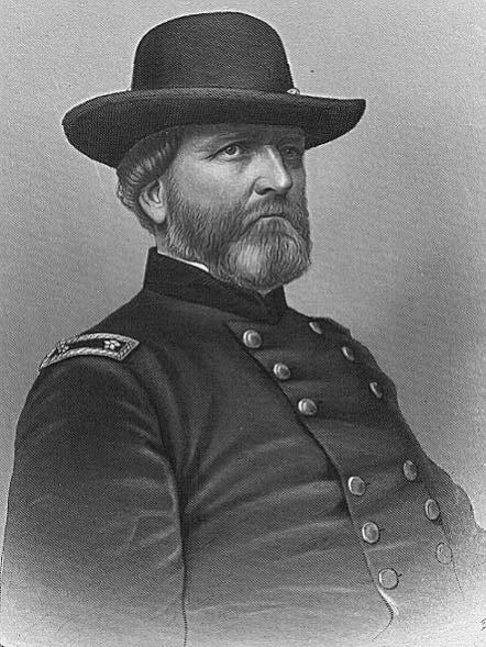 J. C. Buttre's 1877 engraving of Thomas, based on a photograph by George N. Bernard.