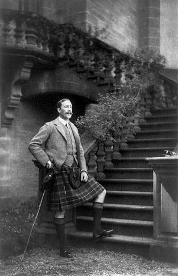 Simon Joseph Fraser, 14th Lord Lovat (1871 - 1933), a leading Roman Catholic aristocrat, landowner, soldier, politician and the 23rd Chief of Clan Fraser.
