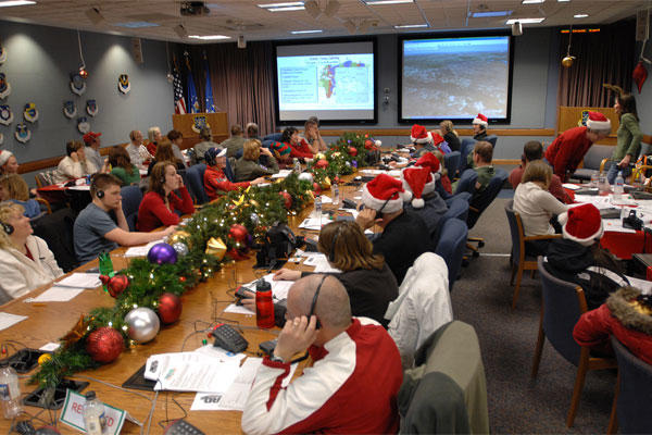 NORAD Volunteers Track Santa