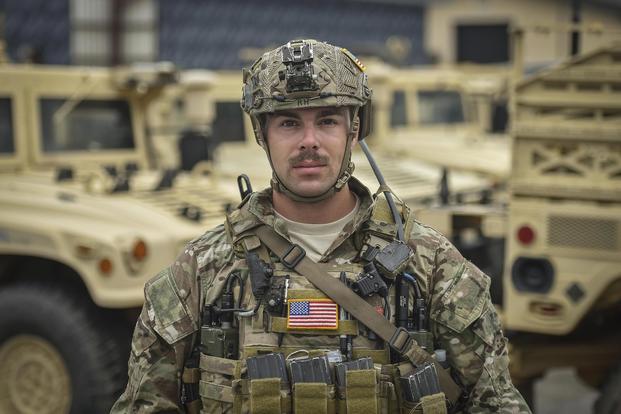 Staff Sgt. Richard Hunter, a 23rd Special Tactics Squadron combat controller, was ambushed while embedded with an Army Special Forces team in Kunduz Province, Afghanistan. He was awarded the Air Force Cross Oct. 17, 2017, for his actions. Courtesy photo