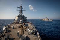 USS Carney is an Arleigh Burke-class guided-missile destroyer.