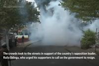 Tear Gas Fired at Opposition Supporters in Kenya