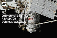 Russian Cosmonauts Conduct Spacewalk Aboard ISS