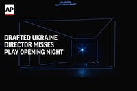 Drafted Ukraine Director Misses Play Opening Night