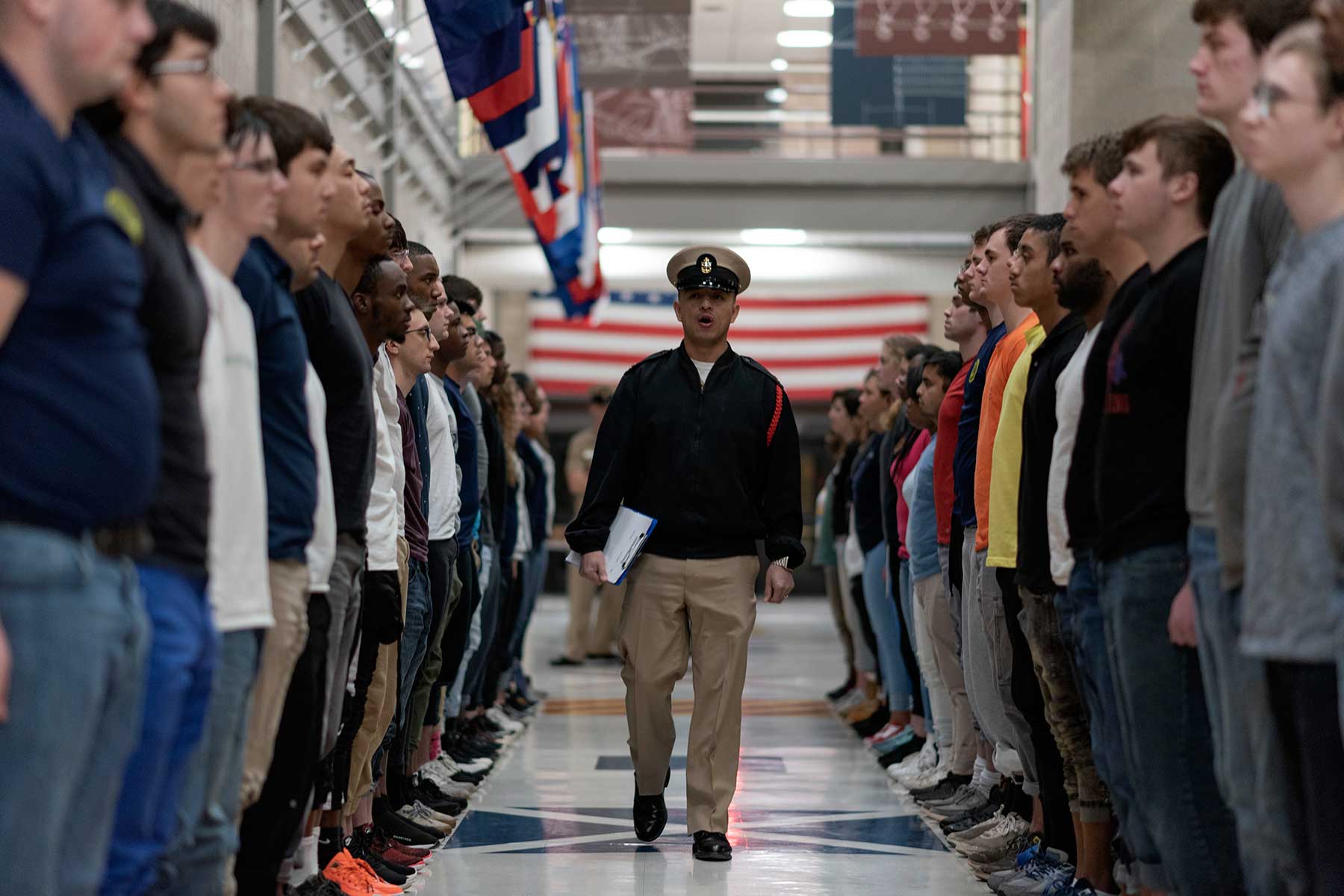 navy recruit shirt