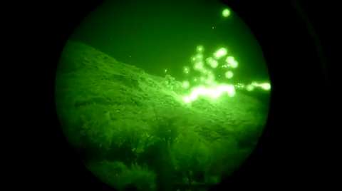 Scout Weapons Team in Huey Targets Taliban