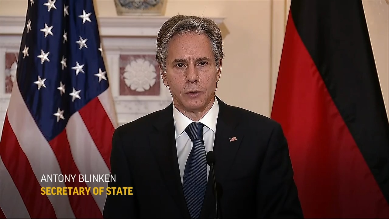 Blinken Says US, Germany United Over Ukraine