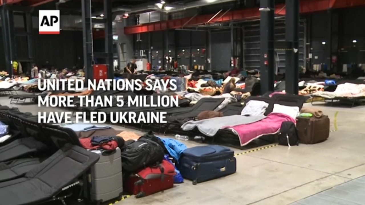 UNHCR Says More than 5 million Have Fled Ukraine