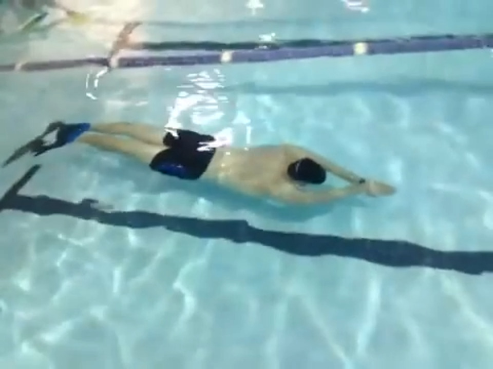 Combat Swimmer Stroke (CSS) with Fins