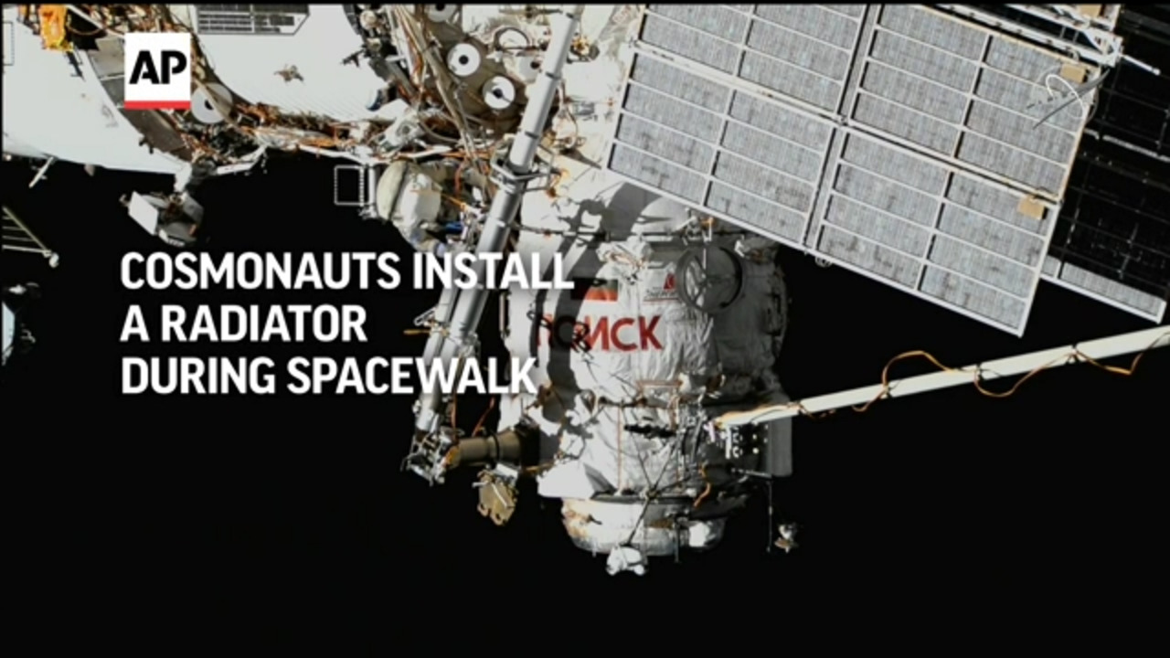Russian Cosmonauts Conduct Spacewalk Aboard ISS