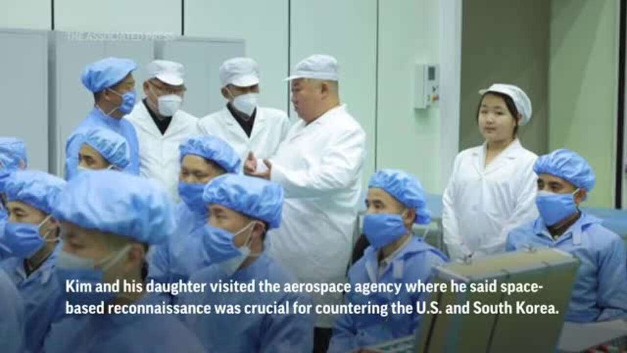 North Korea Says Kim Jong Un Inspects Spy Satellite