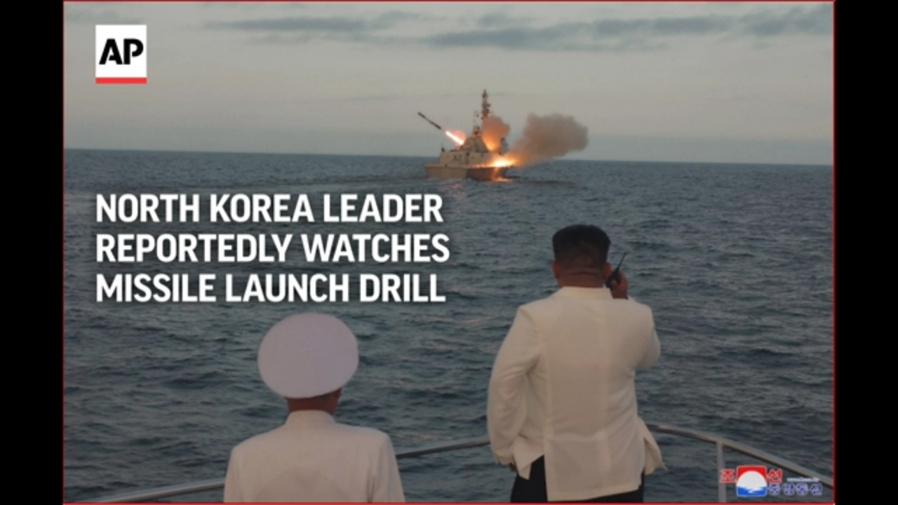 North Korea Leader Kim Jong Un Reportedly Watches Missile Launch Drill