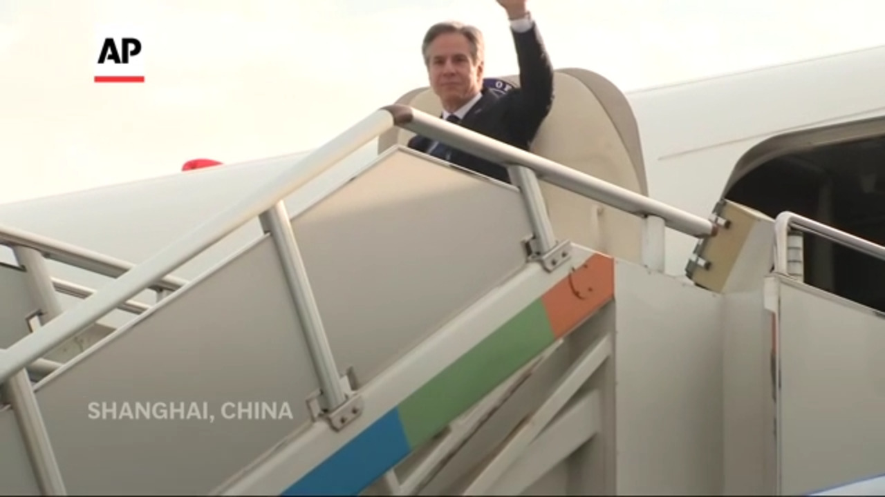 Blinken Arrives in Shanghai in Bid to Keep US-China Ties on Even Keel
