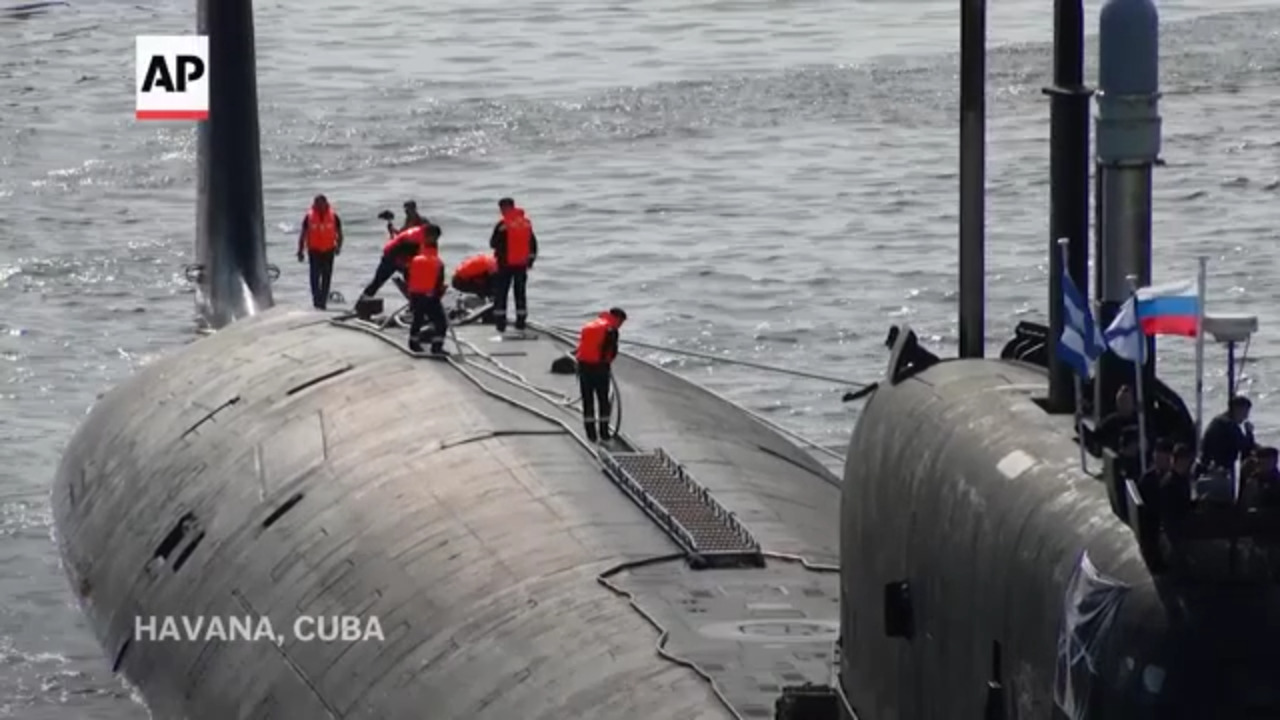 Russian Fleet Including Nuclear Submarine Leave Cuba