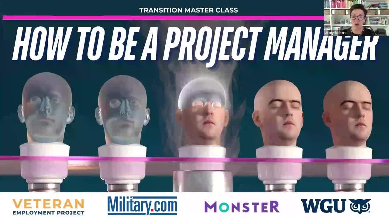Master Class: How to Become a Project Manager in Defense, Government, IT or Business