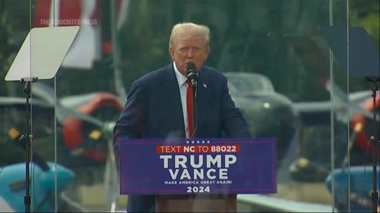 Trump Gives National Security Speech in First Outdoor Rally Since Assassination Attempt