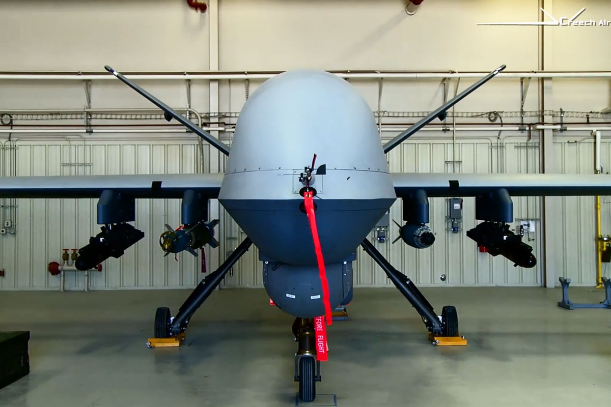 Air Force Arms MQ-9 Reaper with GPS-Guided JDAM Bomb | Military.com