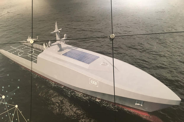 pessimist værdig angst This Unmanned Rolls Royce Ship Concept Could Launch Drone Choppers |  Military.com
