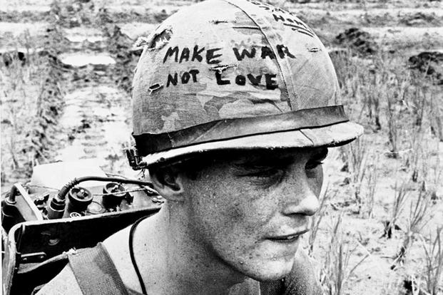 Why Troops in Vietnam Could Write on Their Helmets | Military.com