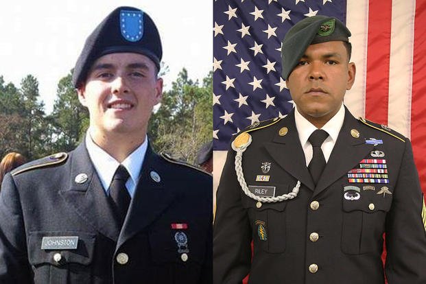 Sgt. James G. Johnston, 24, of Trumansburg, New York, and Master Sgt. Micheal B. Riley, 32, of Heilbronn, Germany,  died June 25, 2019 of wounds from small arms fire in a battle with alleged Taliban enemy combatants in Afghanistan’s Uruzgan province.