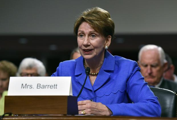 Secretary of the Air Force Nominee Barbara Barrett testifies before the Senate Armed Services Committee, as a part of the confirmation process, Sept 12, 2019, in Washington, D.C. (U.S. Air Force/Wayne Clark)