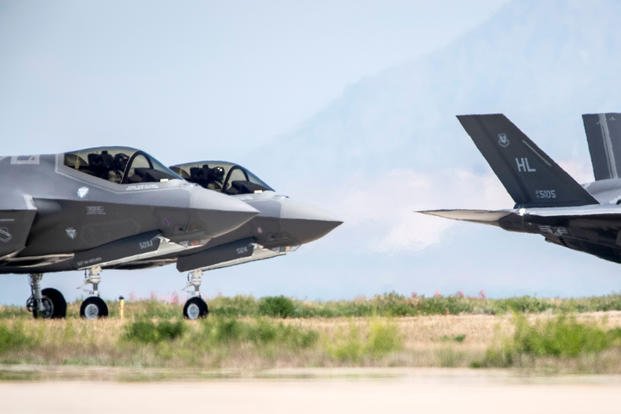 F-35 Lightning II aircraft assigned to Hill Air Force Base