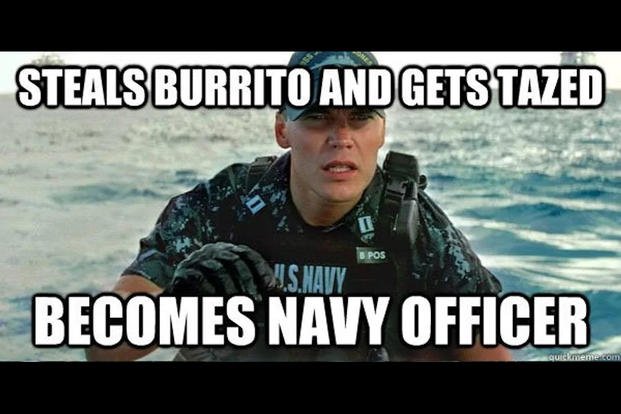 navy officer meme