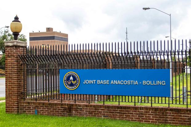 Joint Base Anacostia-Bolling sign