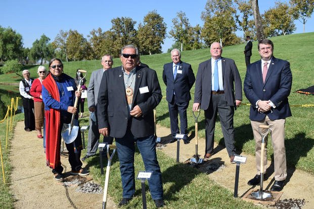 VA Secretary Robert Wilkie broke ground on the first American Indian Veterans Memorial
