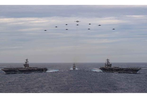 US Navy Ships Aircraft Carrier Strike Groups