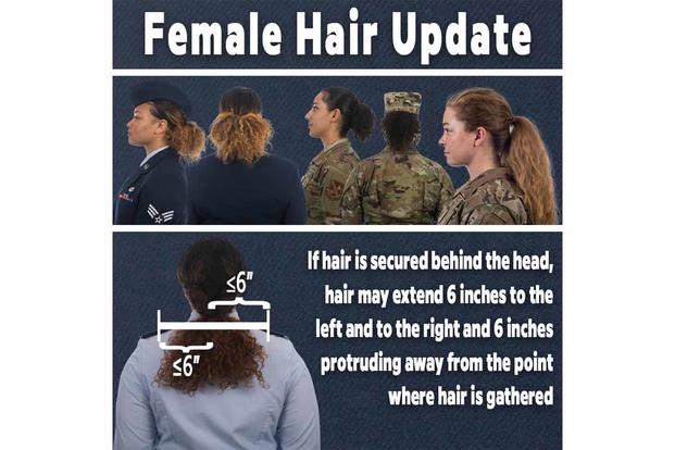 Female Hair Update Graphic.