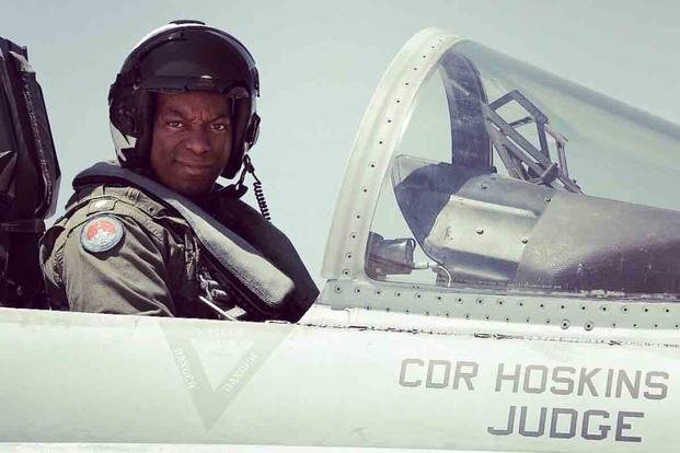 During his Navy career, Keith Hoskins flew with the Navy's vaunted Blue Angels.