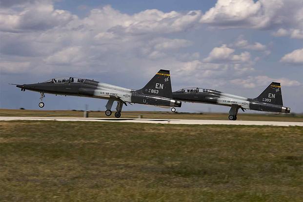 Aircrews in T-38C Talons