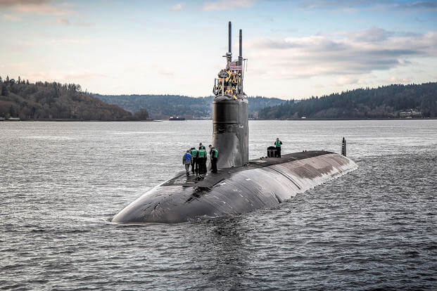 Seawolf-class fast-attack submarine USS Connecticut 