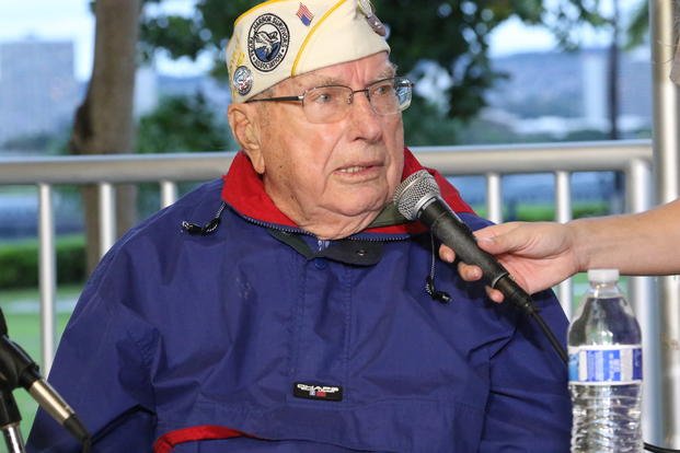 Pearl Harbor survivor Herb Elfring