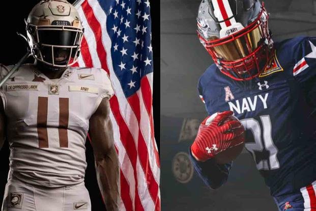 PHOTOS] New Nike Uniforms For Army Vs. Navy Game  Army vs navy football,  Navy games, Army navy football