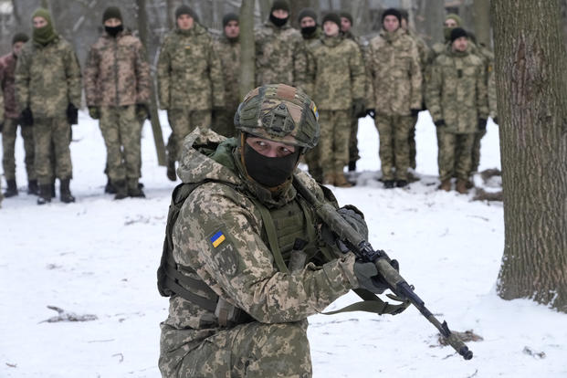 Ukraine's Territorial Defense Forces, volunteer military units of the Armed Forces