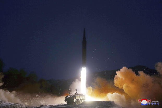 North Korea test launch of a hypersonic missile
