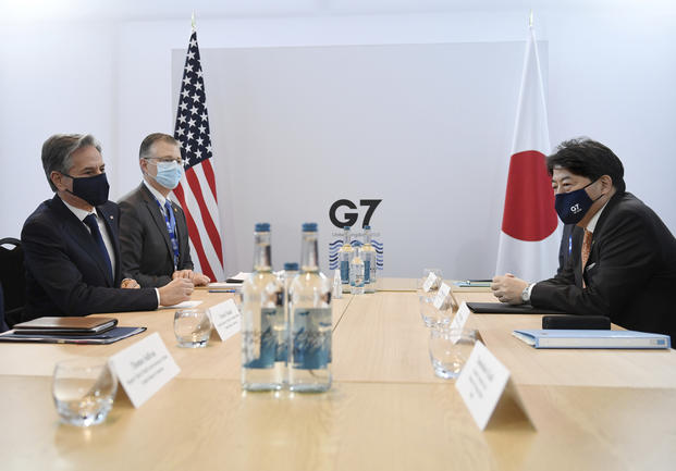 Secretary of State Antony Blinken and Japan's Foreign Minister Yoshimasa Hayashi