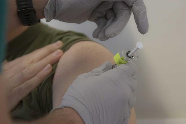 COVID-19 vaccine administered at Naval Medical Center Camp Lejeune