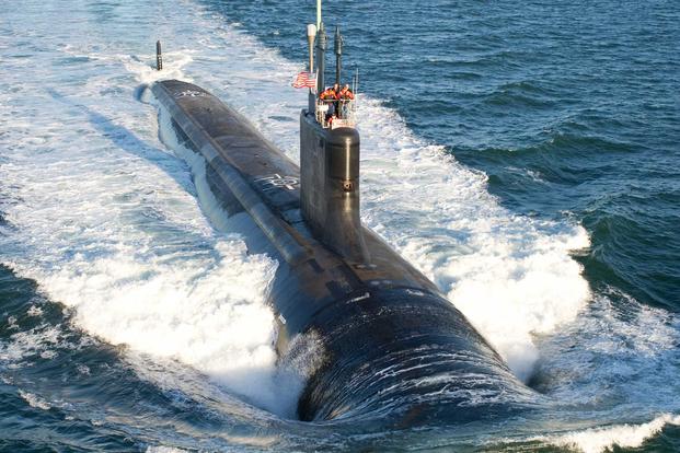 The Virginia-class attack submarine Pre-Commissioning Unit Mississippi