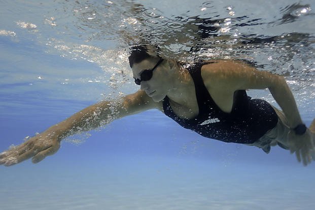 Swimming is an activity that can be done at any age. 