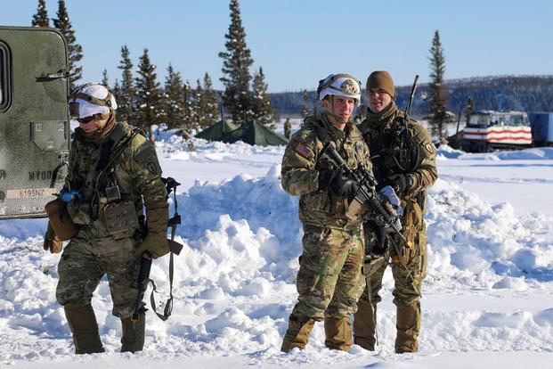 Spartan Brigade during cold-weather training in Alaska.